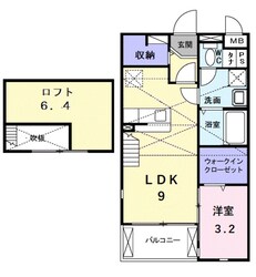 深井駅 徒歩19分 2階の物件間取画像